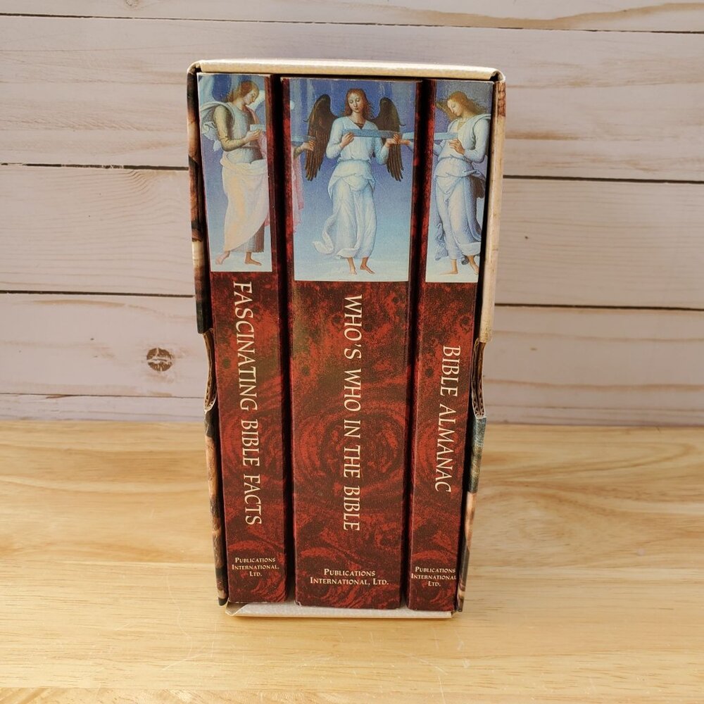 Bible Reference Library 3 Book Set Who's Who, Almanac, Fascinating Bible Facts